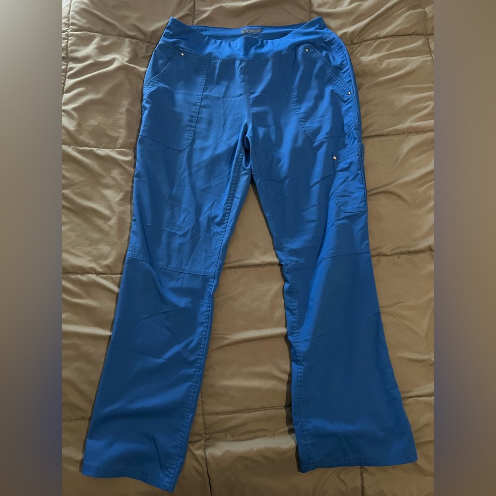 Royal Blue Women's Scrub Pants with Utility Pockets